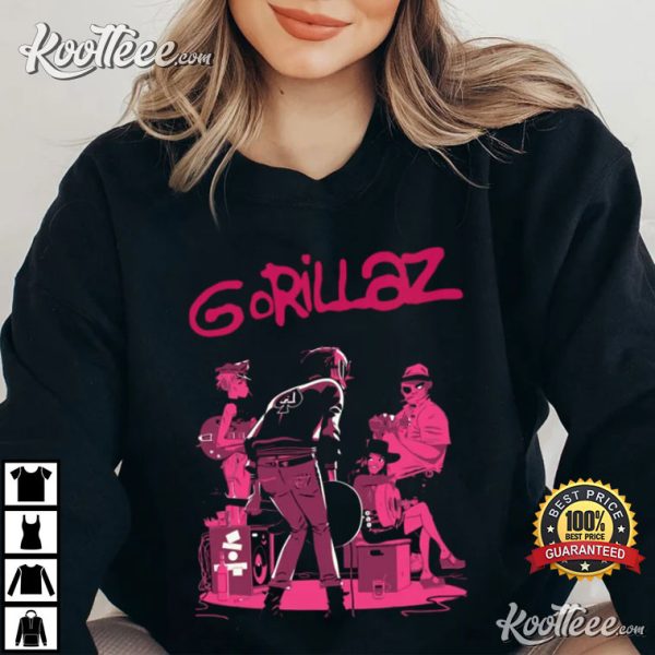 Gorillaz English Virtual Band Youth T-Shirt