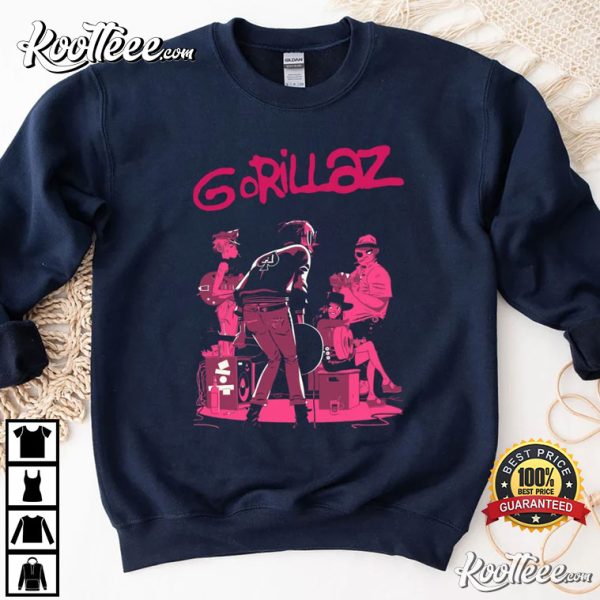 Gorillaz English Virtual Band Youth T-Shirt