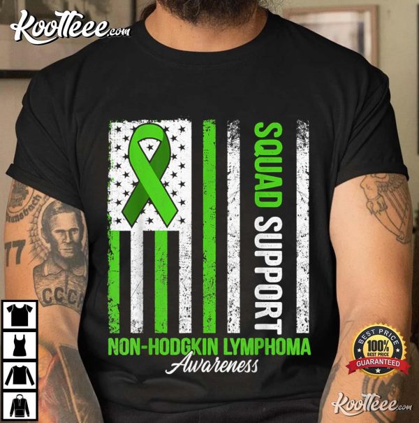 Squad Support Non-Hodgkin Lymphoma Awareness T-Shirt