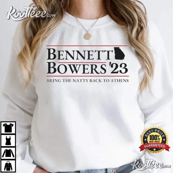 UGA Bennett Bowers Bring The Natty Back To Athens 2023 T-shirt