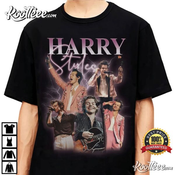 Harry Styles Vintage 90s Retro Bootleg Rap Graphic Tshirt