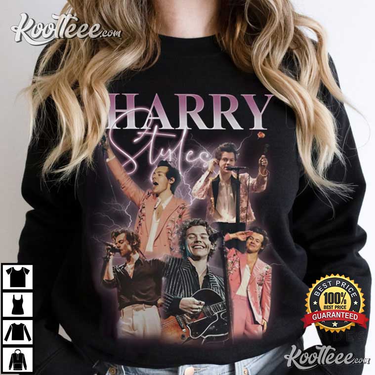 Harry Styles Vintage 90s Retro Bootleg Rap Graphic Tshirt