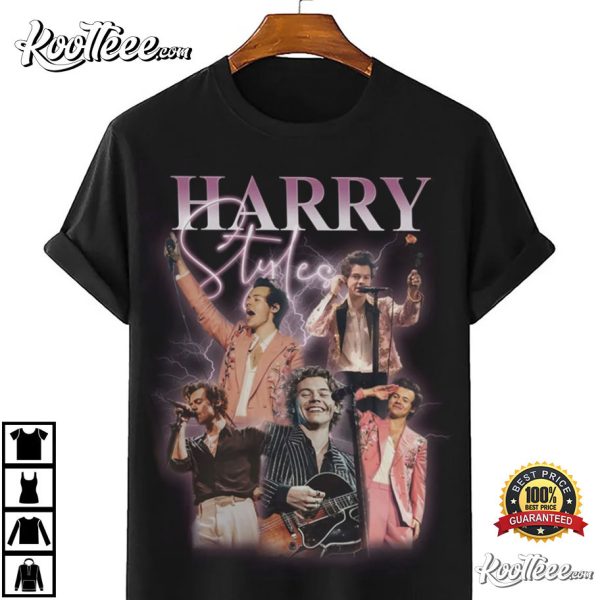 Harry Styles Vintage 90s Retro Bootleg Rap Graphic Tshirt
