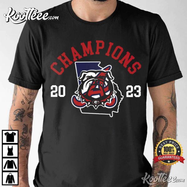 Georgia Bulldogs GA National Champion 2023 T-Shirt #2