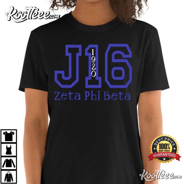 J16 Zeta Phi Beta Sorority T-shirt