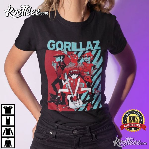 Gorillaz Alternative Rock Demons Best T-shirt