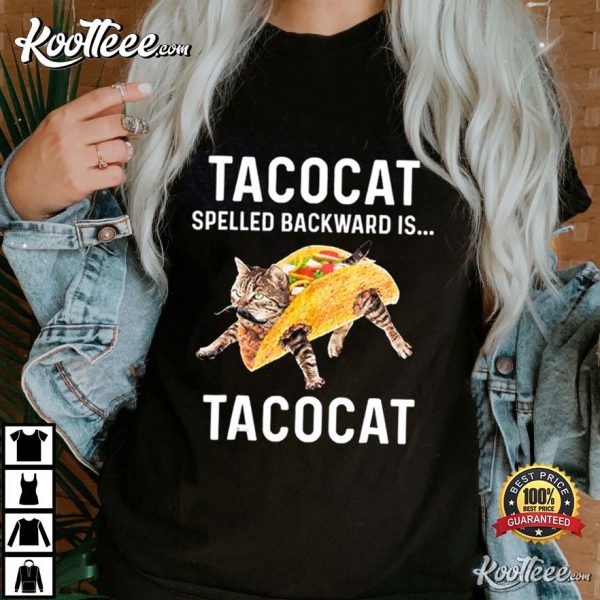 Tacocat Spelled Backward Is Cat Lover T-Shirt