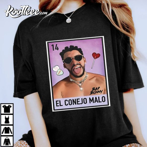 El Conejo Malo Loteria Bad Bunny T-Shirt