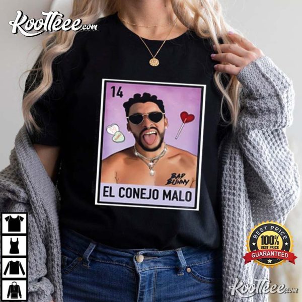 El Conejo Malo Loteria Bad Bunny T-Shirt