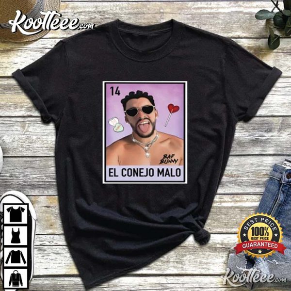 El Conejo Malo Loteria Bad Bunny T-Shirt