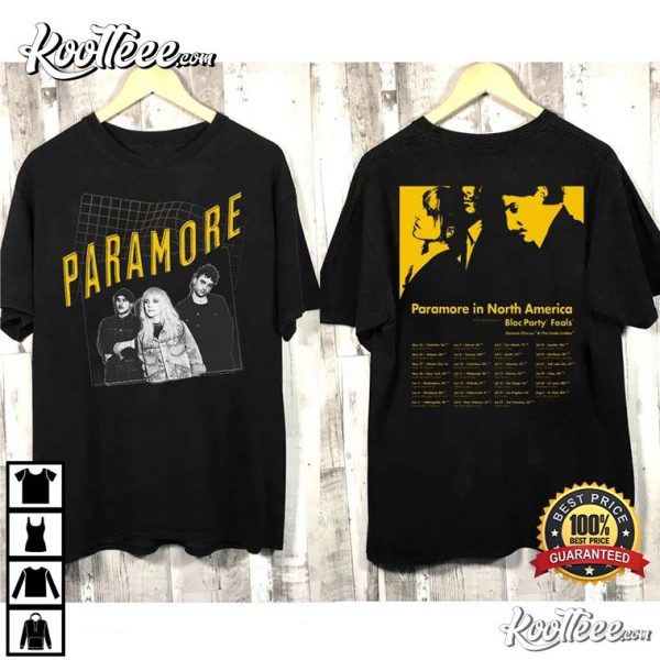 Paramore In North America Tour T-Shirt