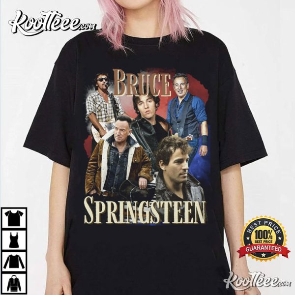 Bruce Springsteen Vintage 90s Rock Music Retro T-Shirt
