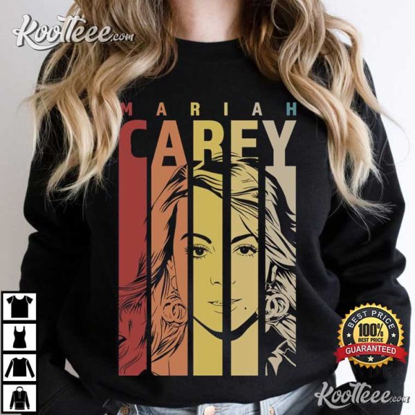 Mariah Carey Retro Music Vintage T-Shirt
