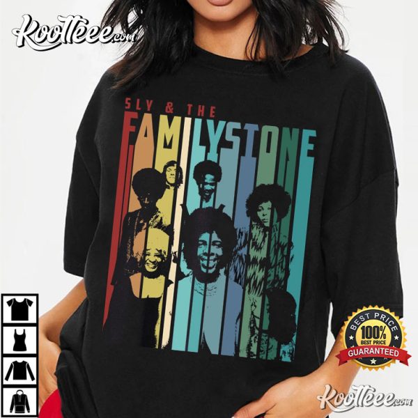 Sly And The Family Stone Retro Vintage 90s Best T-Shirt