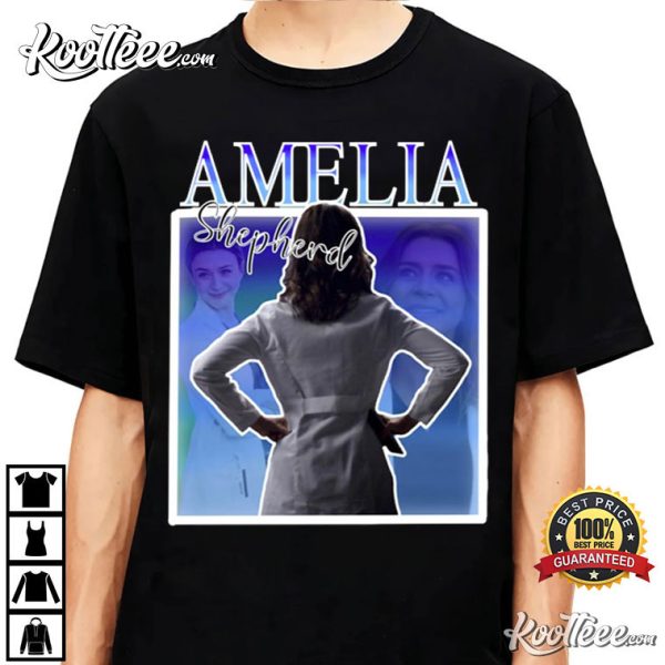 Amelia Shepherd Vintage Style Grey’s Anatomy T-Shirt