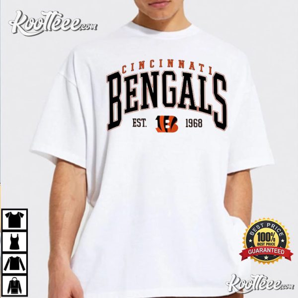 Cincinnati Bengals Vintage Football Game Day T-Shirt