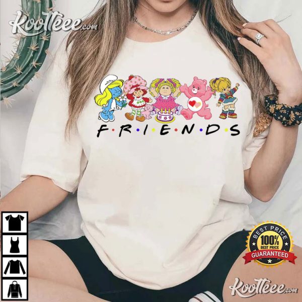 Cartoon Friends Nostalgia Friends 80’s Cartoon Comfort Color T-Shirt