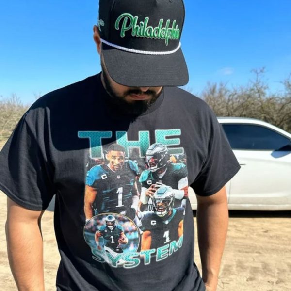 Jalen Hurts The System Philadelphia Eagles NFL T-Shirt