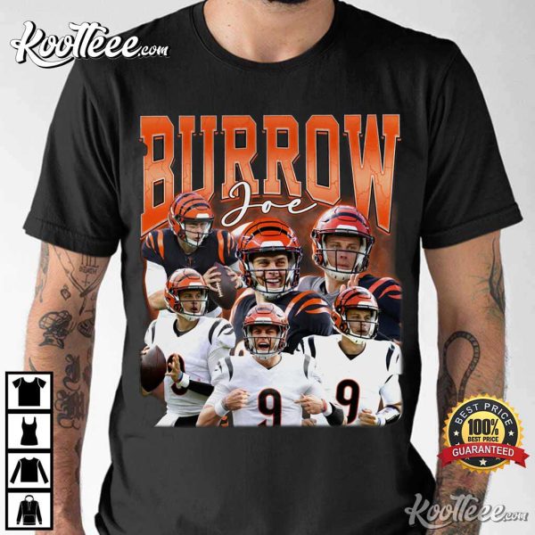 Joe Burrow 90s Vintage Retro T-Shirt