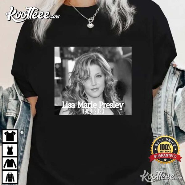 Rip Singer Lisa Marie Presley 1968-2023 T-Shirt
