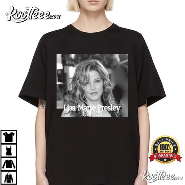 Rip Singer Lisa Marie Presley 1968-2023 T-Shirt