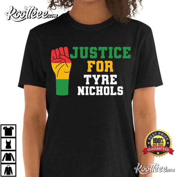 Justice For Tyre Nichols Black History Month T-Shirt