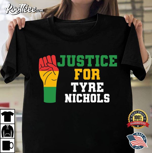 Justice For Tyre Nichols Black History Month T-Shirt