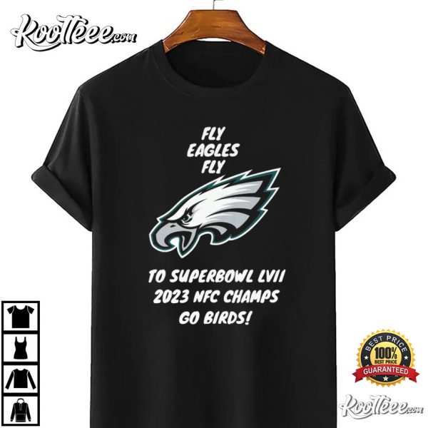 Philadelphia Eagles Black Championship Celebration T-Shirt