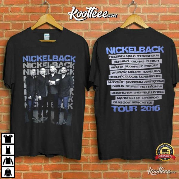 Nickelback Tour Official Preowned Merch T-Shirt