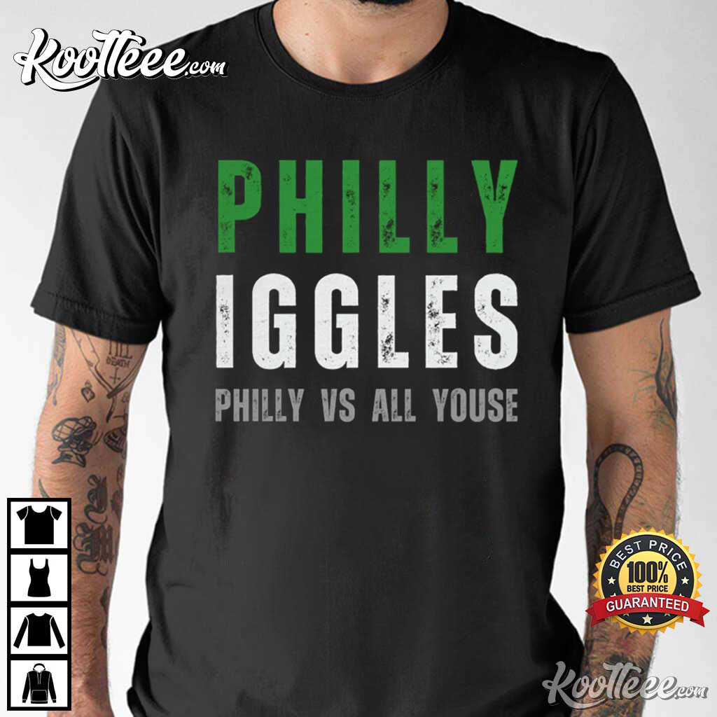 Philadelphia Iggles Vintage T-Shirt with Back Print