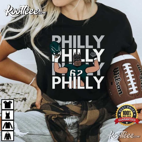 Philly Batman Philadelphia Eagles Special No One Likes Us T-Shirt