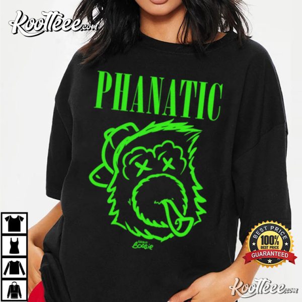 Phanvana Philadelphia Phillies Phanatic And Nirvana Smiley Face T-Shirt
