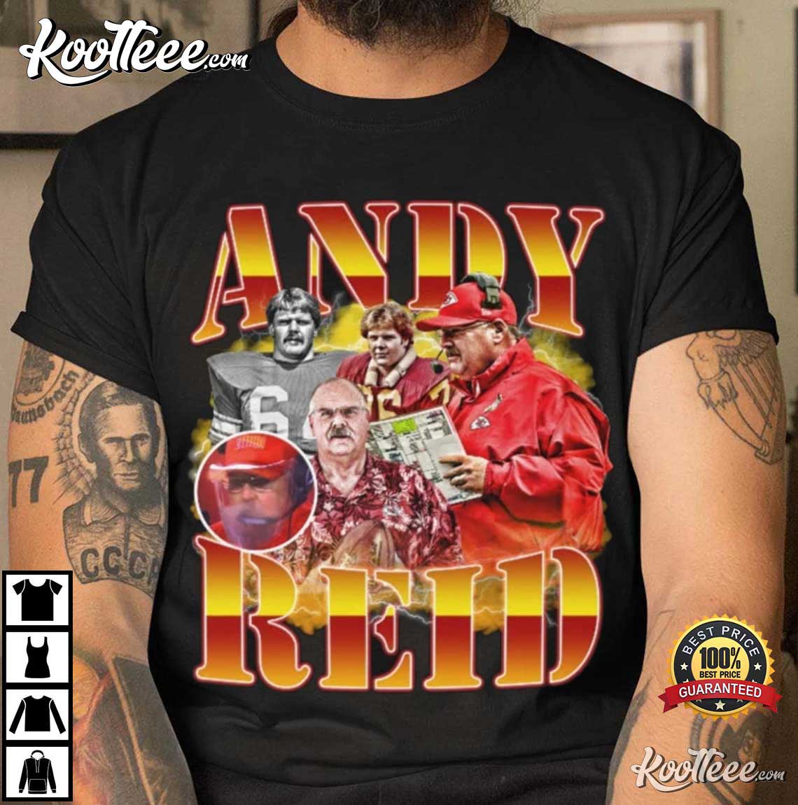 Andy Reid Kansas City Chiefs Vintage T-Shirt