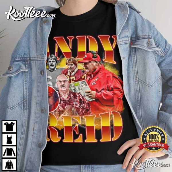 Andy Reid Kansas City Chiefs Vintage T-Shirt
