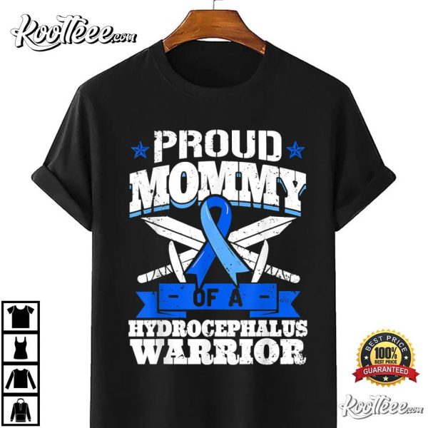 Proud Mommy Of A Hydrocephalus Warrior Awareness T-Shirt