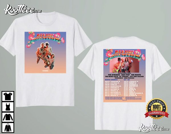 Red Hot Chili Peppers With Very Special Guests Tour 2023 T-Shirt