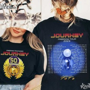 Journey 2023 Freedom Tour Concert T-Shirt