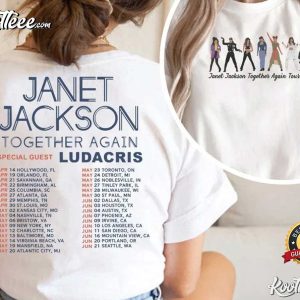 Janet Jackson Together Again Tour 2023 Merch T Shirt 1 1