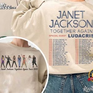Janet Jackson Together Again Tour 2023 Merch T Shirt 3