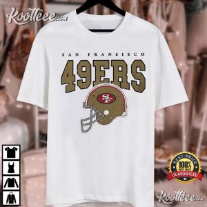 San Francisco 49ers Helmet Retro  Vintage San Francisco 49ers T