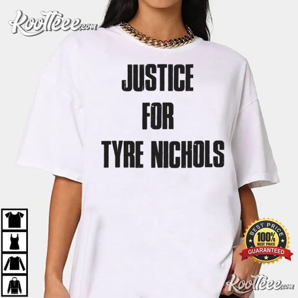 Justice For Tyre Nichols Black Lives Matter T-Shirt