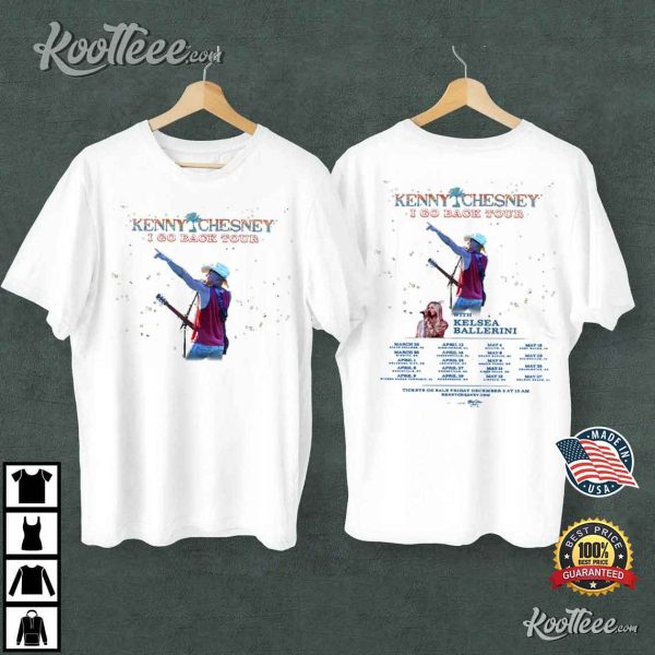 Kenny Chesney 2023 I Go Back Tour Music Gift T-Shirt