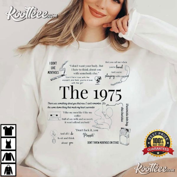 The 1975 Mixed Lyric Gift For Fan T-Shirt