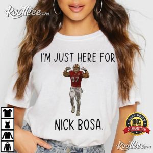 49ers Nick Bosa San Francisco Football T-Shirt - Ink In Action