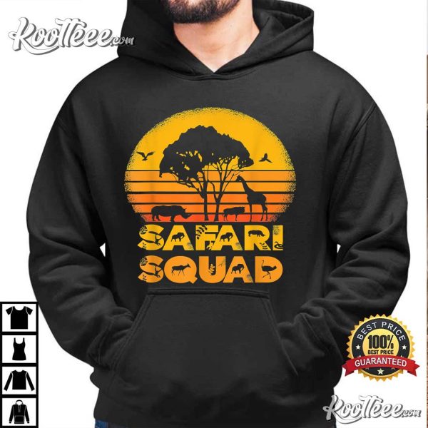 Safari Squad Family Vacation African Trip Crew T-Shirt