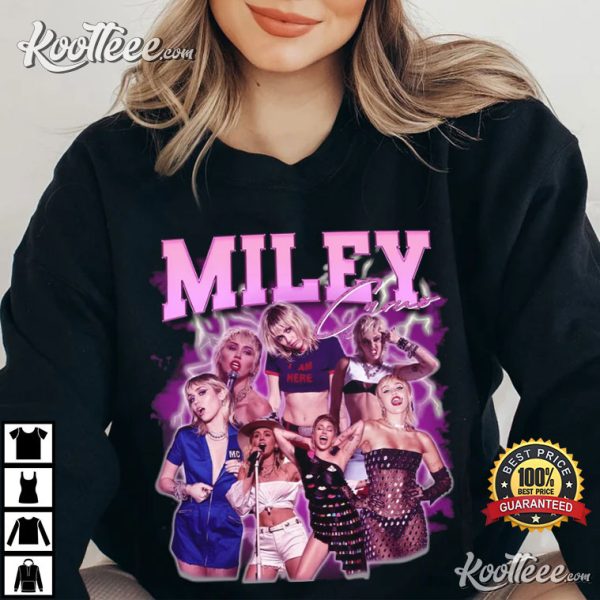 Miley Cyrus Shining In The Stage Vintage 90s T-Shirt