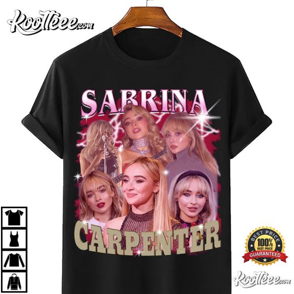 Sabrina Carpenter Vinatage 90s Looks Like An Angel Gift For Fans T-Shirt