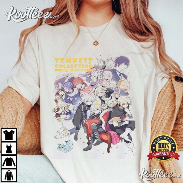 Slime Datta Ken Collection Characters Tensei T-Shirt