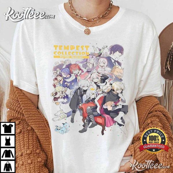 Slime Datta Ken Collection Characters Tensei T-Shirt