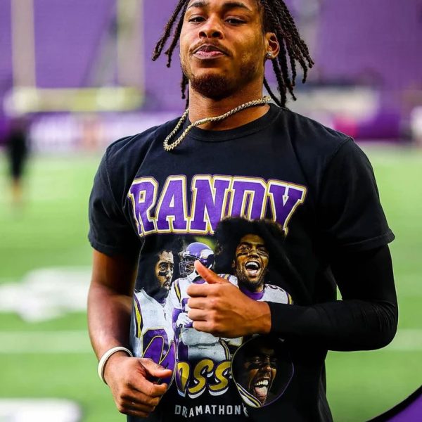 Justin Jefferson Randy Moss Vintage 90s Style T-Shirt